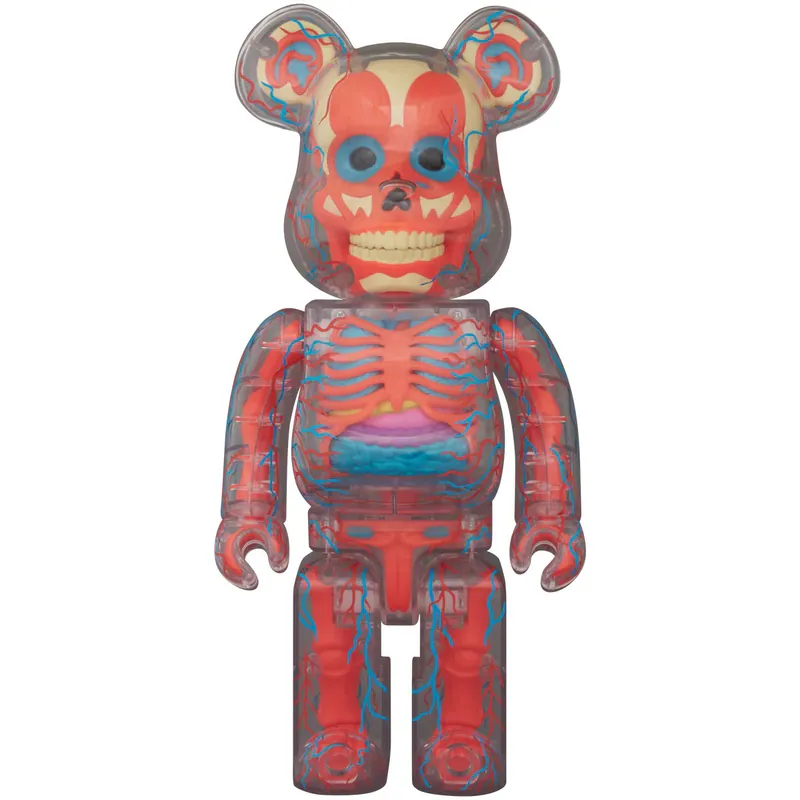 SHELTERBANK THE HUMAN BEAR ORANGE VARIANT Ver. 400% BE@RBRICK