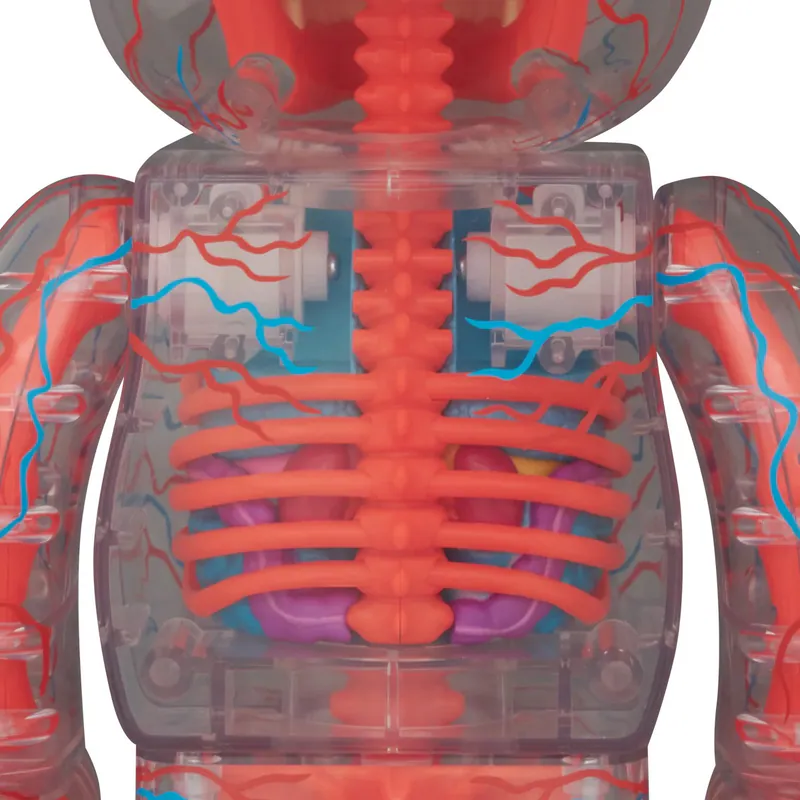 SHELTERBANK THE HUMAN BEAR ORANGE VARIANT Ver. 400% BE@RBRICK:圖片 3