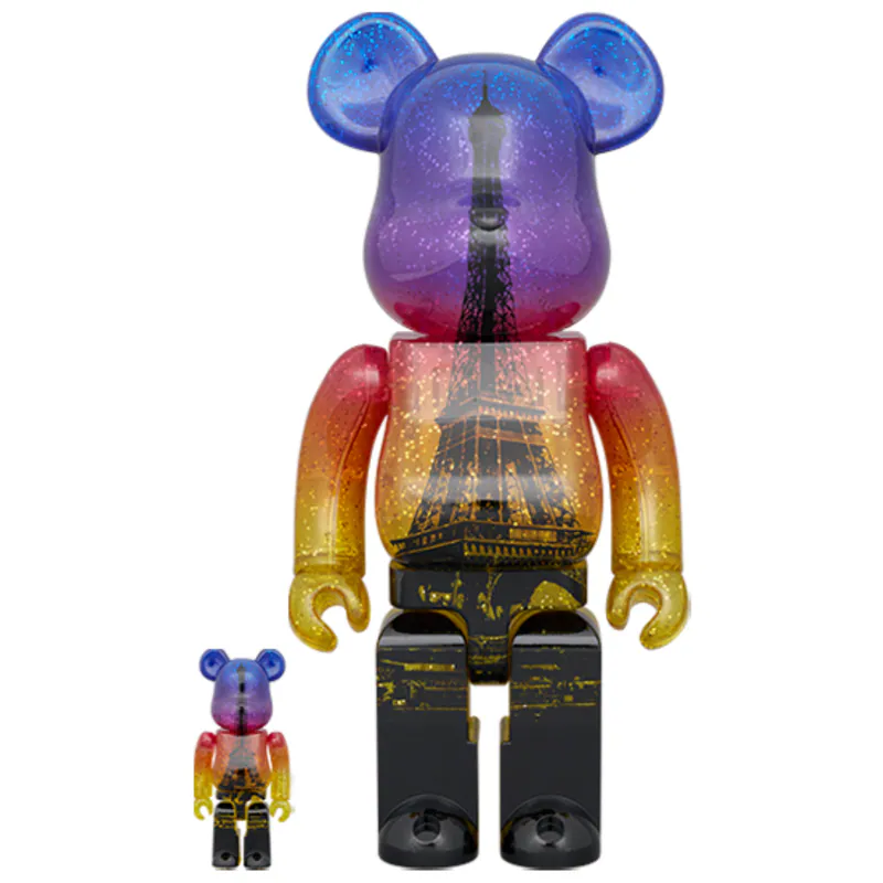 EIFFEL TOWER 100% & 400% TWILIGHT Ver. BE@RBRICK